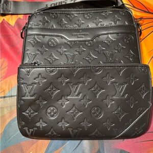 Louis Vuitton Black Monogram Messenger Bag